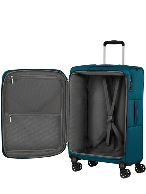 BASE BREEZE Trolley Medio petrolblue - Trolley Semirigidi