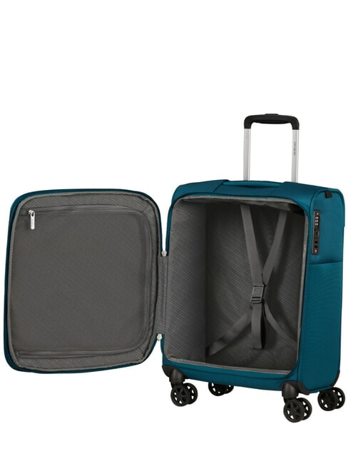 BASE BREEZE Trolley Bagaglio a Mano, espandibile petrolblue - Bagagli a mano