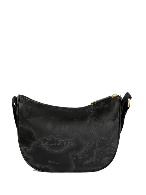 GEO SOFT BLACK Borsa a tracolla mezzaluna piccola Nero - Borse Donna
