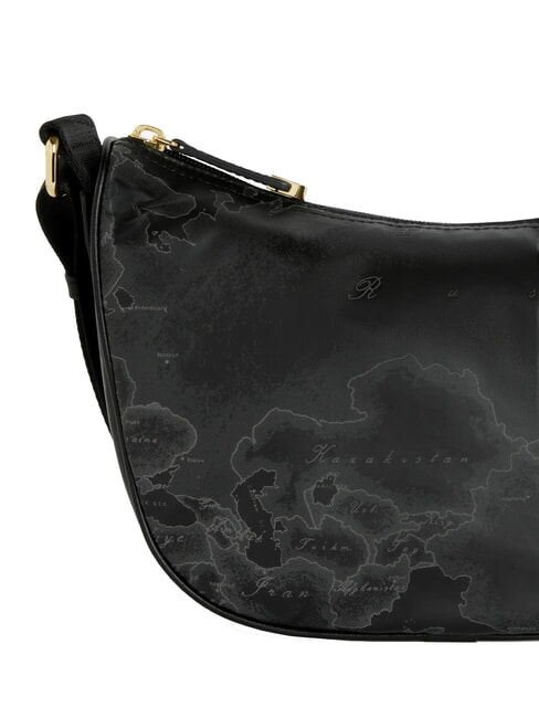 GEO SOFT BLACK Borsa a tracolla mezzaluna piccola Nero - Borse Donna