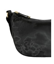 ALVIERO MARTINI PRIMA CLASSE GEO SOFT BLACK Borsa a tracolla mezzaluna piccola Nero - Borse Donna - 3