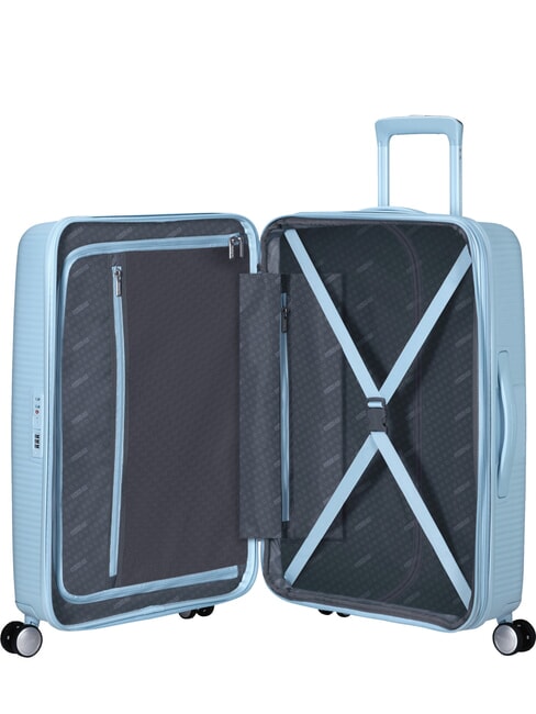 SOUNDBOX SPINNER Trolley medio, espandibile PASTEL BLUE - Trolley Rigidi