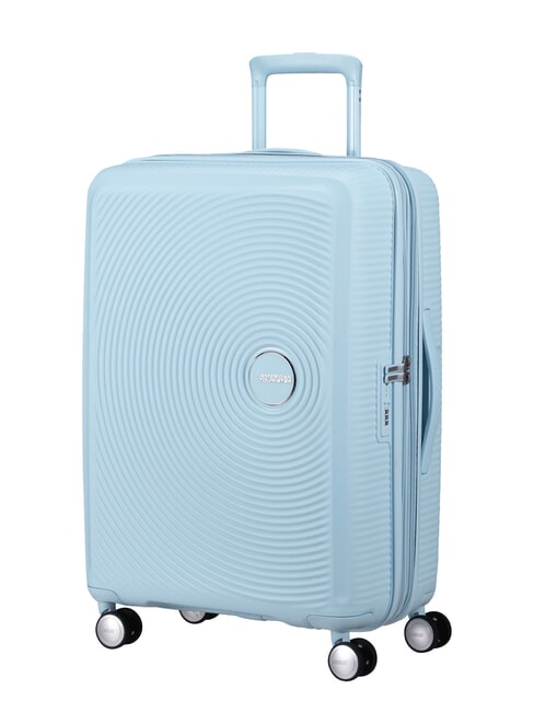 SOUNDBOX SPINNER Trolley medio, espandibile PASTEL BLUE - Trolley Rigidi