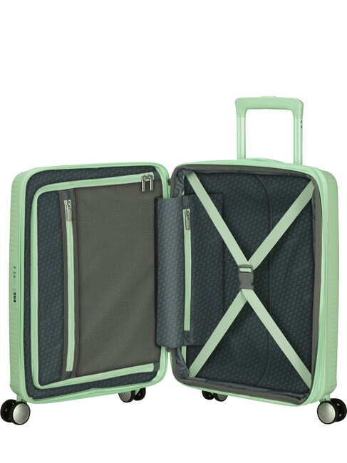 SOUNDBOX Trolley piccolo espandibile pastel green - Bagagli a mano