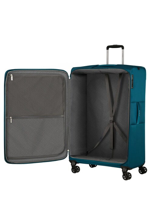 BASE BREEZE Trolley Extra Large, espandibile petrolblue - Trolley Semirigidi