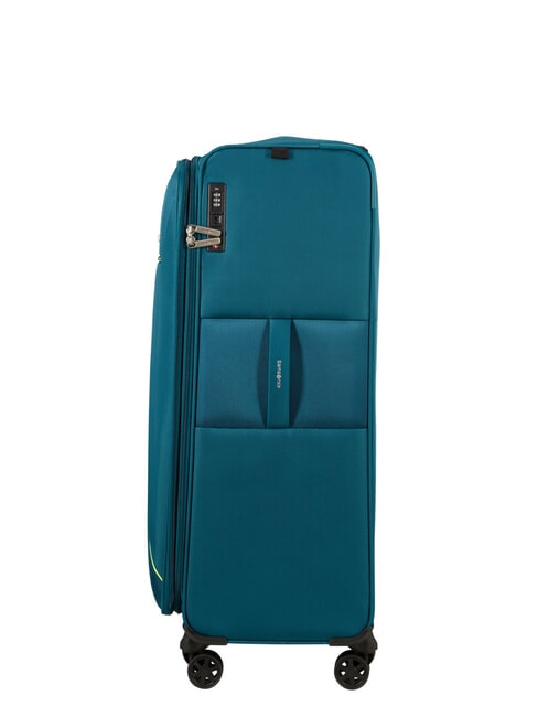 BASE BREEZE Trolley Extra Large, espandibile petrolblue - Trolley Semirigidi