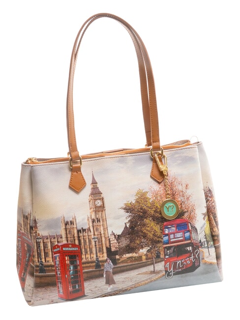 YESBAG Borsa a spalla stampata london street - Borse Donna