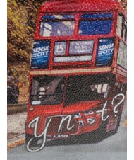 YNOT YESBAG Borsa a spalla stampata london street - Borse Donna - 3