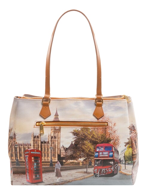 YESBAG Borsa a spalla stampata london street - Borse Donna