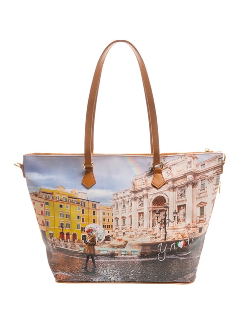 YESBAG  Borsa shopping media rainbow rome - Borse Donna