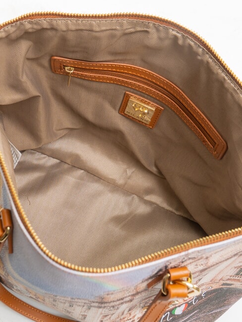 YESBAG  Borsa shopping media rainbow rome - Borse Donna