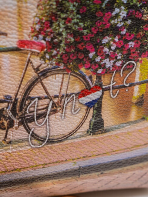 YESBAG Borsa piatta a tracolla bicycles - Borse Donna