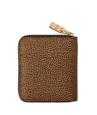 BORBONESE VITE COATED OP Portafoglio zip around op naturale/nero - Portafogli Donna - 3