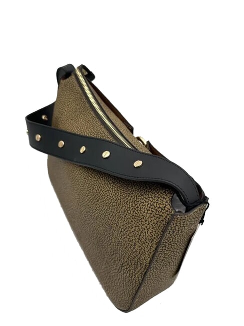 TULIP Borsa a spalla op naturale/nero - Borse Donna