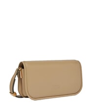 PINKO LOVE BOX Borsetta a tracolla, in pelle biscotto zenzero-antique gold - Borse Donna - 2