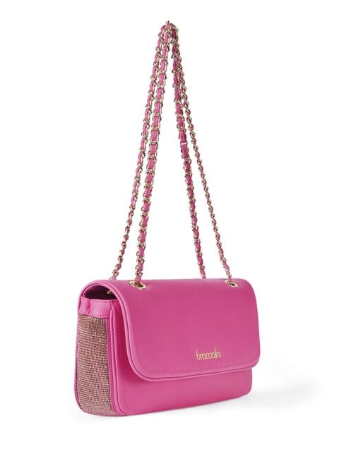 KIM Borsa convertible con maglia metallica fuxia - Borse Donna