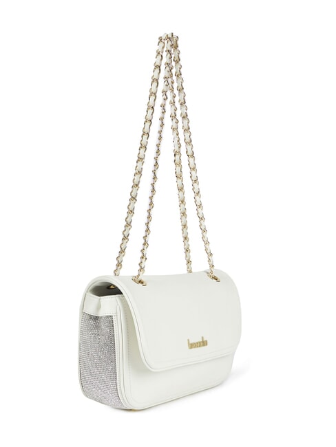 KIM Borsa convertible con maglia metallica bianco - Borse Donna