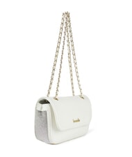 BRACCIALINI KIM Borsa convertible con maglia metallica bianco - Borse Donna - 2