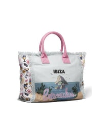 BRACCIALINI SUMMER Borsa mare in canvas, con stampa ibiza - Borse Donna - 2
