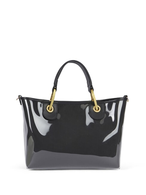 BETH JELLY Borsa a mano piccola lucida con pouch nero - Borse Donna