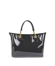 BRACCIALINI BETH JELLY Borsa a mano piccola lucida con pouch nero - Borse Donna - 4