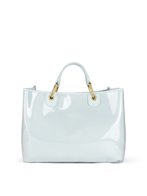 BETH JELLY Borsa a mano piccola lucida con pouch celeste - Borse Donna