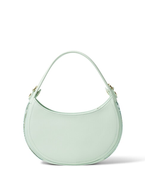 KIM Borsa sottobraccio con maglia metallica celeste - Borse Donna