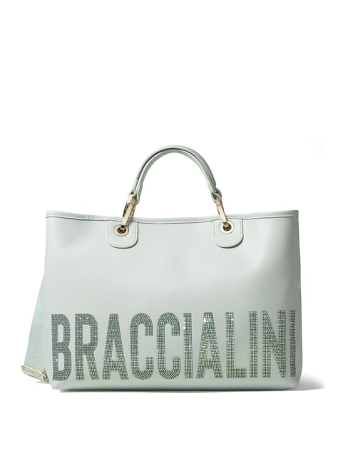 BETH SPECIAL Borsa grande a mano con pochette celeste - Borse Donna