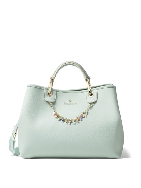 BETH Borsa a mano con pouch estraibile celeste - Borse Donna