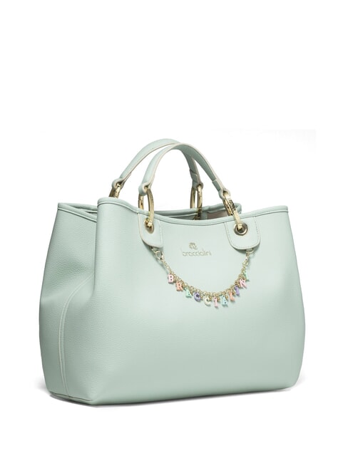 BETH Borsa a mano con pouch estraibile celeste - Borse Donna