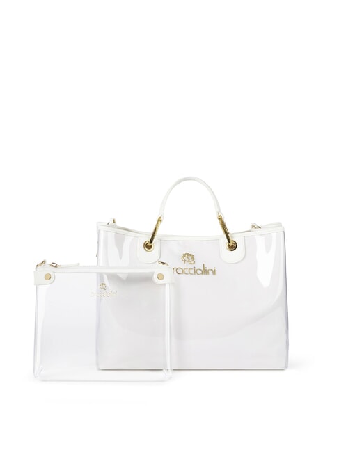 BETH JELLY Borsa a mano lucida con bustina bianco - Borse Donna