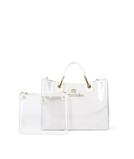 BRACCIALINI BETH JELLY Borsa a mano lucida con bustina bianco - Borse Donna - 2
