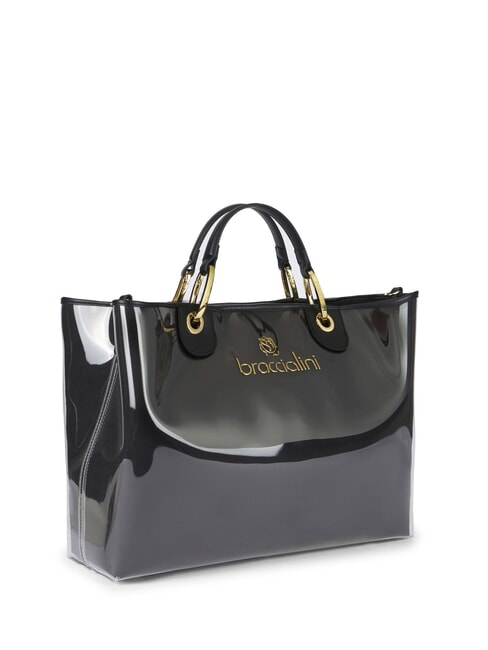 BETH JELLY Borsa a mano lucida con bustina nero - Borse Donna