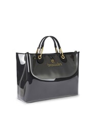 BRACCIALINI BETH JELLY Borsa a mano lucida con bustina nero - Borse Donna - 3