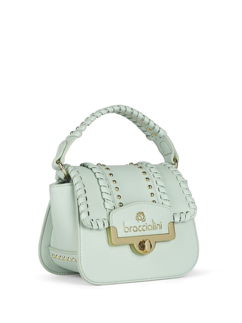 RIBBON Borsa mini a mano con tracolla celeste - Borse Donna