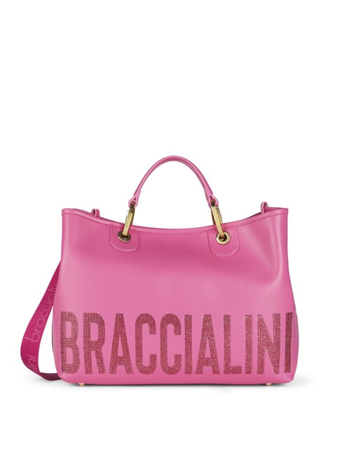 BETH SPECIAL Borsa grande a mano con pochette fuxia - Borse Donna