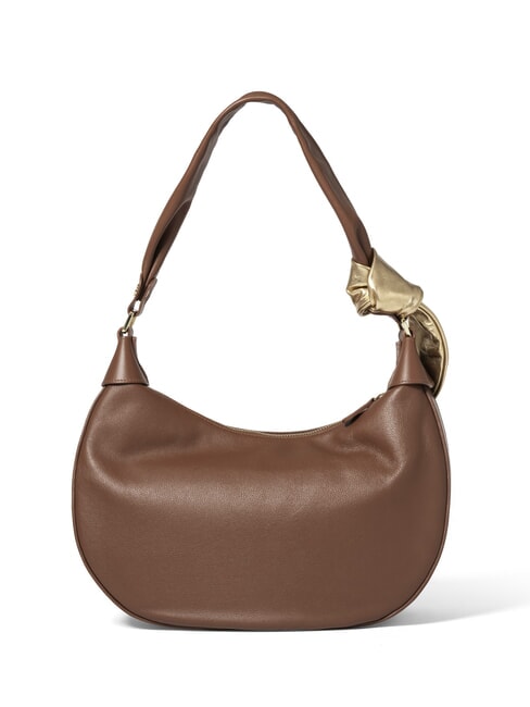 GRETA Borsa a spalla in pelle marrone - Borse Donna