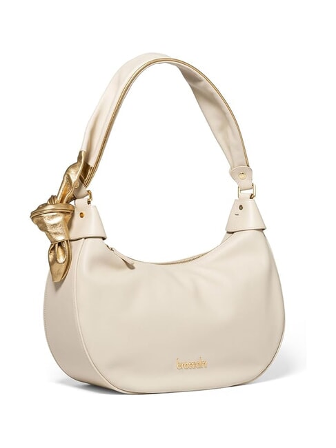 GRETA Borsa a spalla in pelle beige - Borse Donna