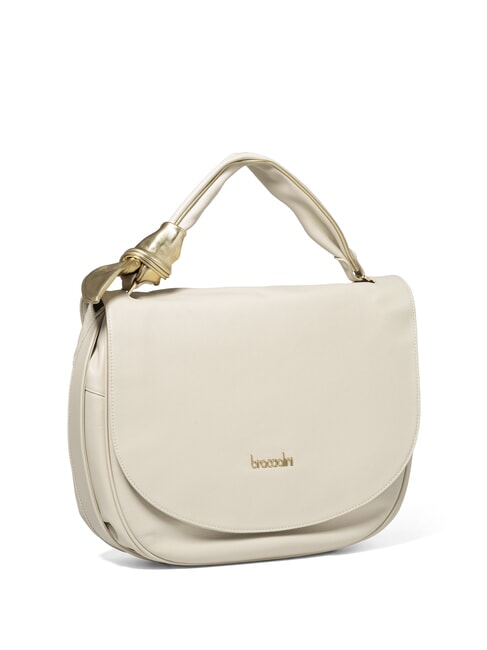 GRETA Borsa in pelle con tracolla beige - Borse Donna