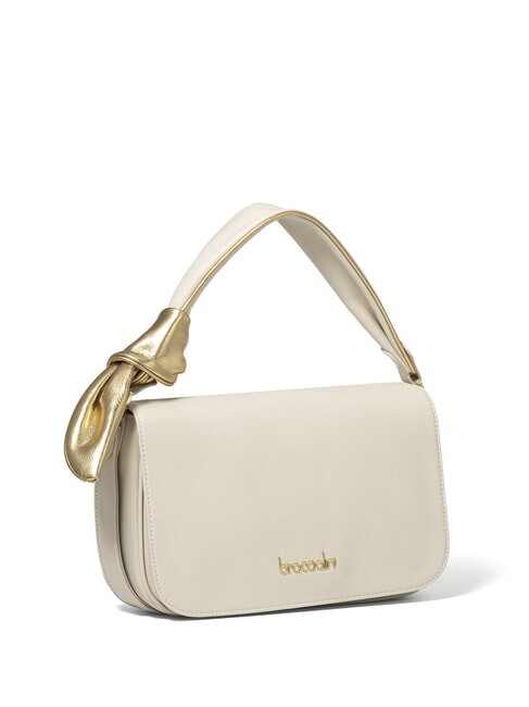 GRETA Borsa a mano in pelle con tracolla beige - Borse Donna