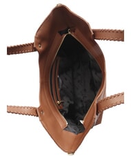 BRACCIALINI NAOMI Borsa a spalla in pelle marrone - Borse Donna - 4