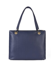 BRACCIALINI NORA Borsa a spalla in pelle con tasca blu - Borse Donna - 3