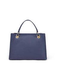 BRACCIALINI NORA Borsa a mano in pelle con tracolla blu - Borse Donna - 3
