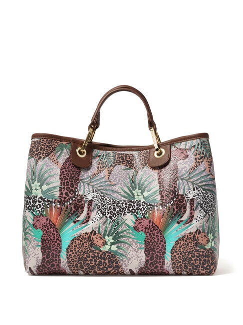 BETH SPECIAL Borsa a mano grande con pochette jungle - Borse Donna