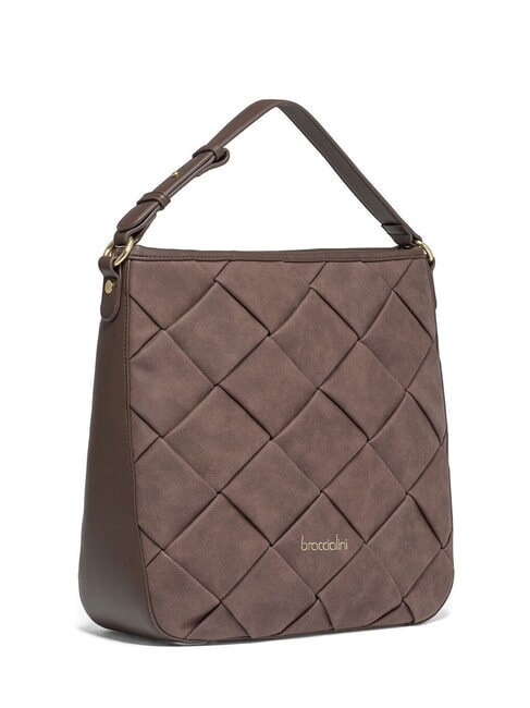 ICONS Borsa hobo a spalla con tracolla marrone - Borse Donna