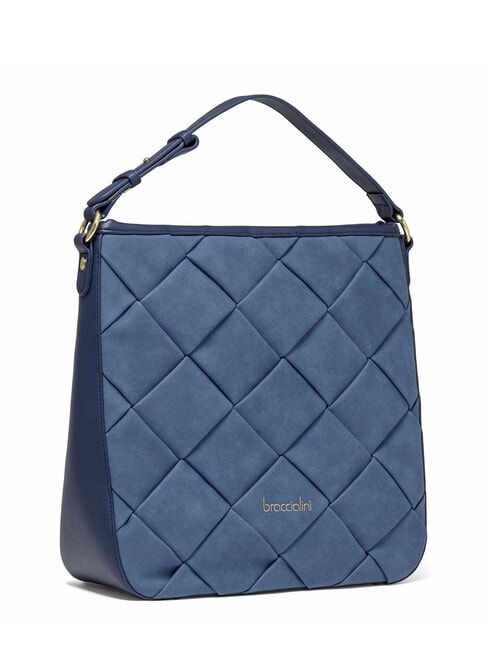 ICONS Borsa hobo a spalla con tracolla blu - Borse Donna