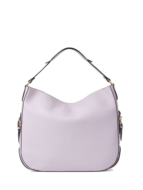 HELLEN Borsa hobo a spalla in pelle lilla - Borse Donna