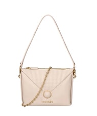 BRACCIALINI NAOMI Borsa a spalla in pelle beige - Borse Donna - 3