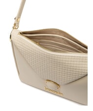 BRACCIALINI NAOMI Borsa a spalla in pelle beige - Borse Donna - 4