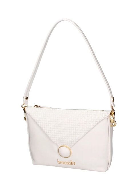NAOMI Borsa a spalla in pelle bianco - Borse Donna